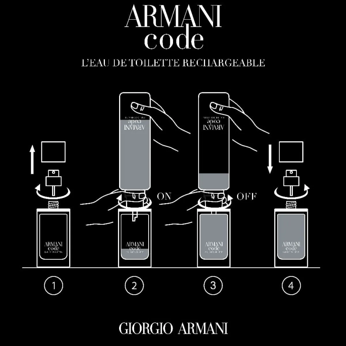 Armani Rechargeables|Eau De Toilette|- Code - Eau de Toilette Rechargeable