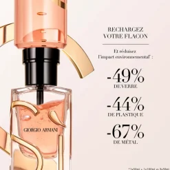 Armani Recharges De Parfums|Parfum Rechargeable Pour Femme|- Sì - Eau de Parfum Intense Recharge 100 ml
