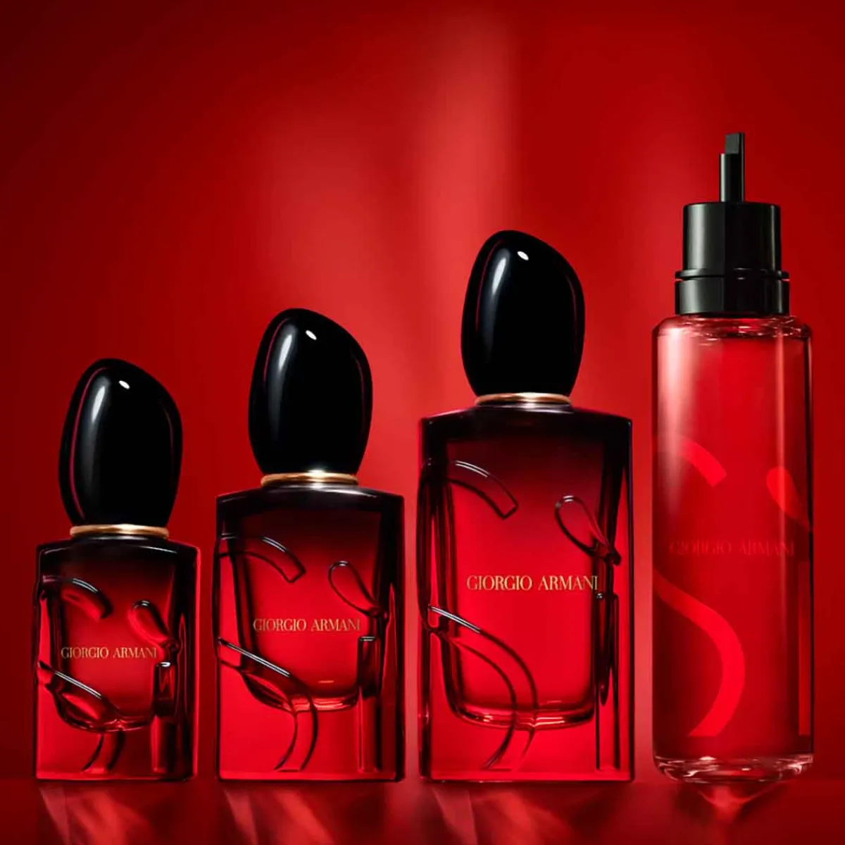 Armani Recharges De Parfums|Parfum Rechargeable Pour Femme|- Sì Passione - Eau de Parfum Intense Recharge 100 ml