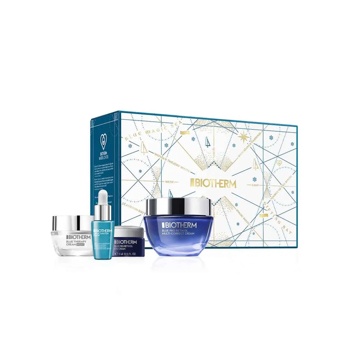 Biotherm Coffrets Soins Du Visage|- Blue Therapy Pro Retinol - Coffret Crème De Jour Réparatrice Et Anti-âge