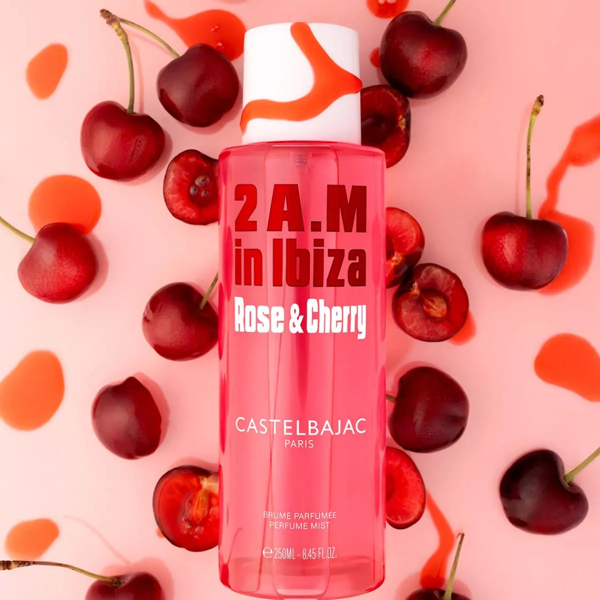 Castel Bajac Brume De Parfum|- 2 A.M in Ibiza - Brume parfumée Cherry & Rose
