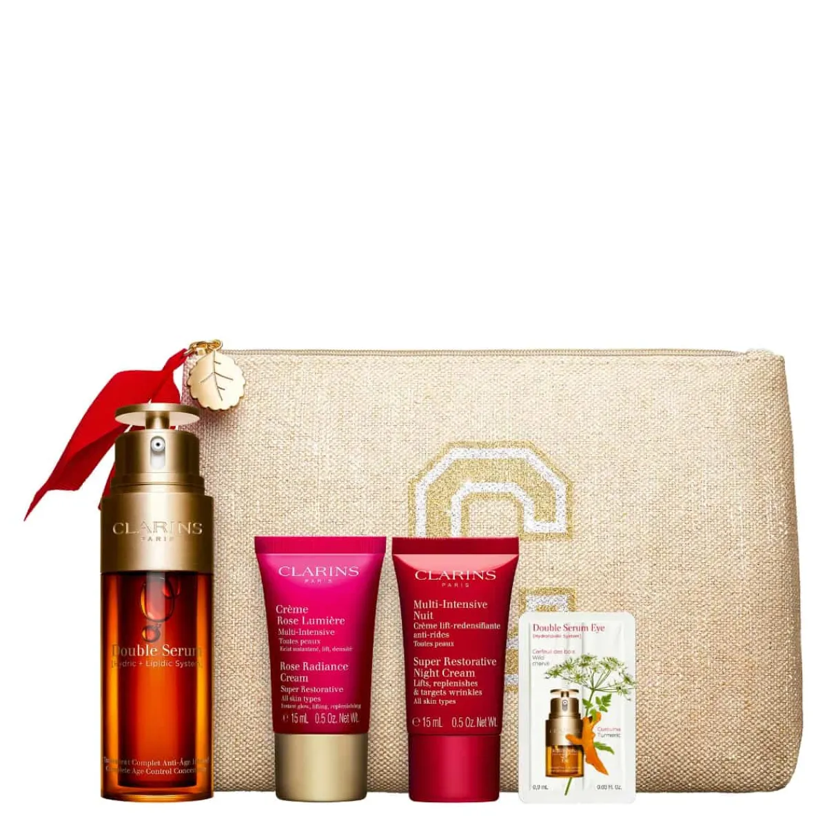 Clarins Pour Elle|Coffrets Soins Du Visage|- Coffret Double Serum 50ml & Multi-Intensive Jour et Nuit