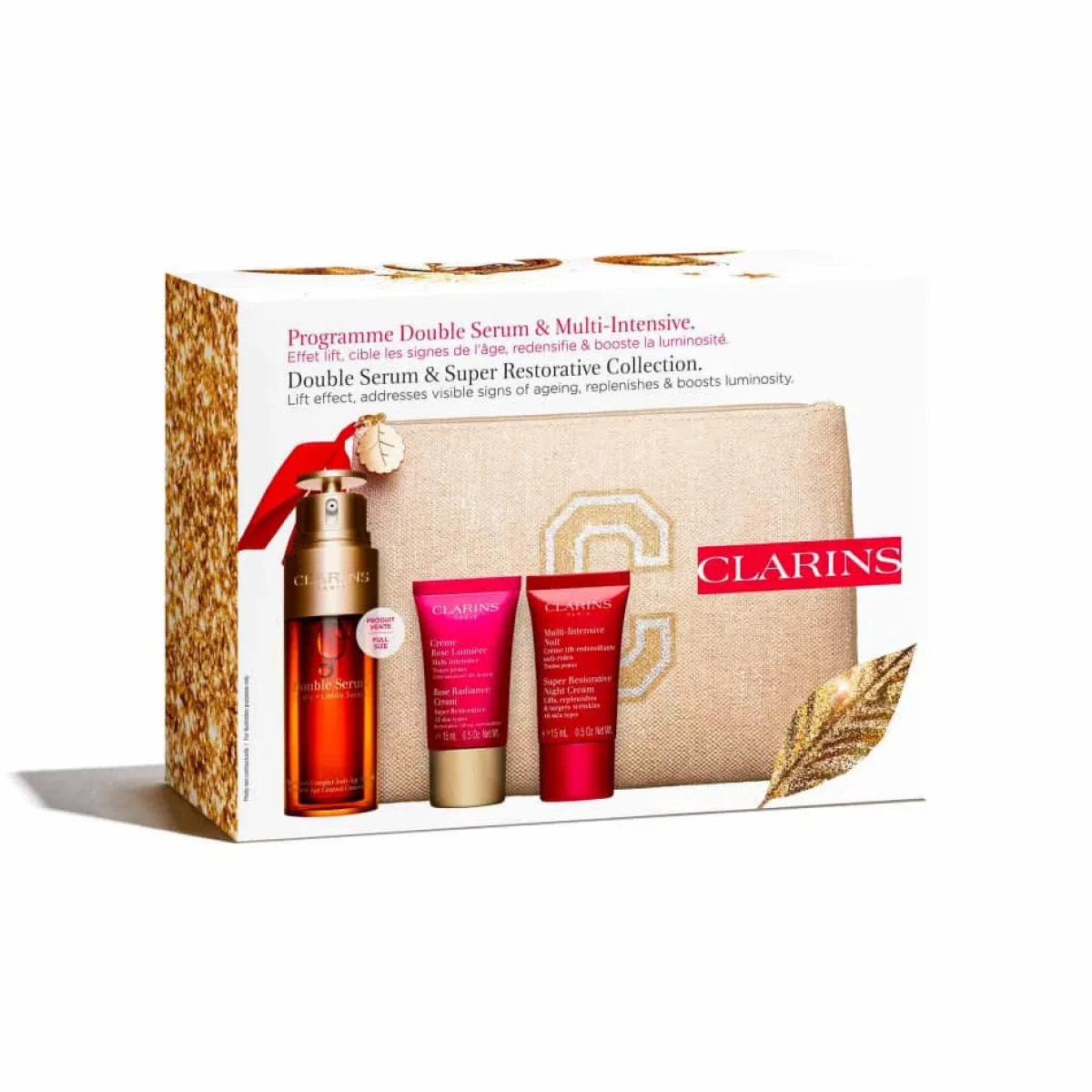 Clarins Pour Elle|Coffrets Soins Du Visage|- Coffret Double Serum 50ml & Multi-Intensive Jour et Nuit