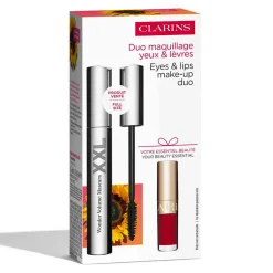 Clarins Pour Elle|Coffrets Maquillages Et Palettes|- Coffret Mascara Duo maquillage yeux et lèvres
