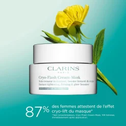 Clarins Soin Anti-Âge|Soin Spécifique|- Cryo-Flash - Masque-Crème Effet lift immédiat, fermeté & éclat 75 ml