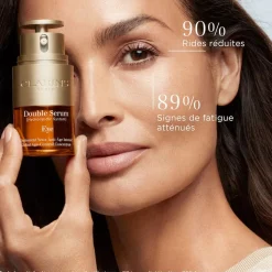 Clarins Soin Anti-Âge|Contour Des Yeux|- Double Sérum Eye - Traitement Yeux Anti âge Intensif