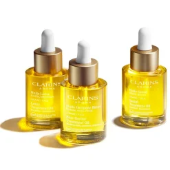 Clarins Hydratant Visage|Huile Visage|- Huile Santal - Peaux Sèches ou Rosées 30 ml
