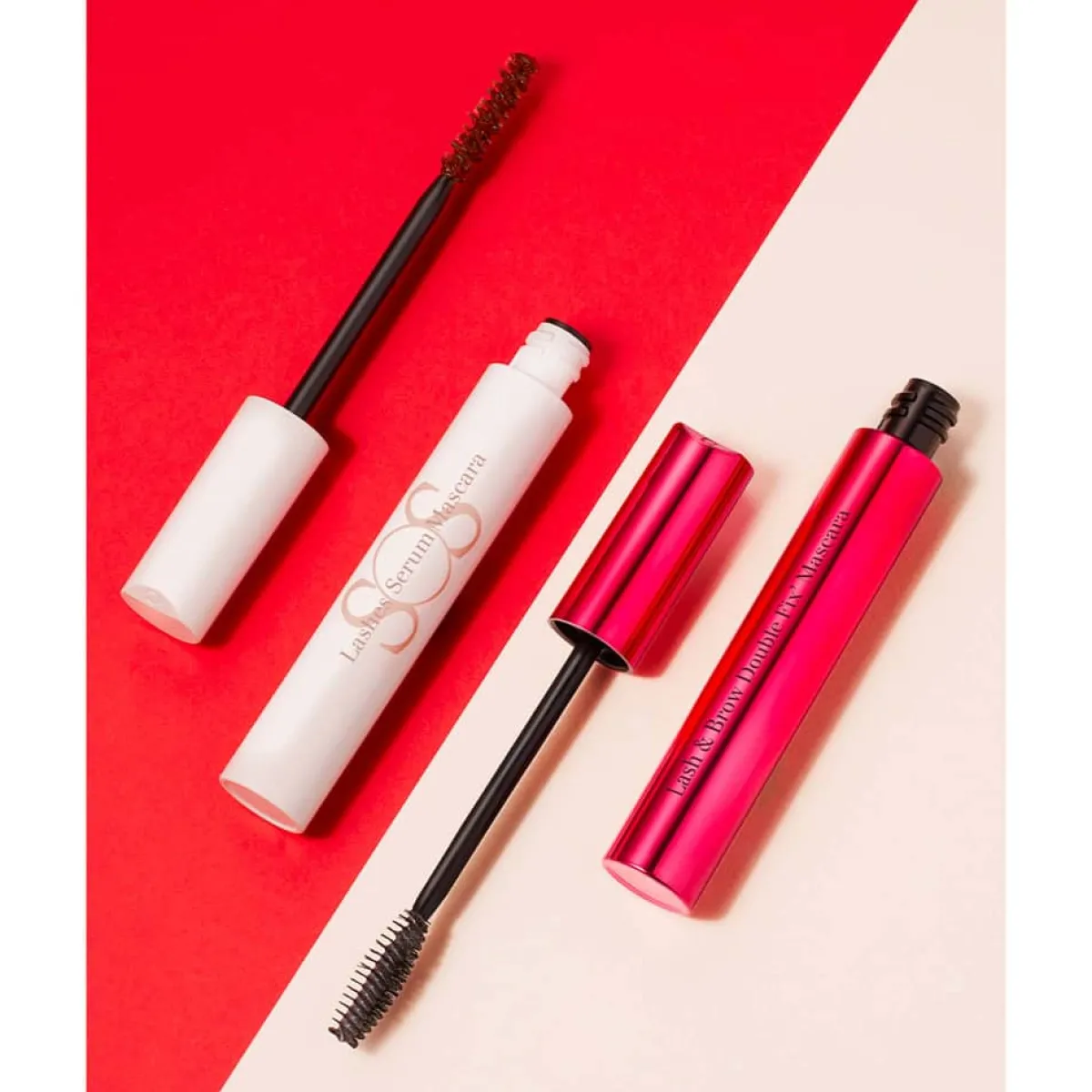 Clarins Mascara|- Lash & Brow Double Fix’ Mascara - Top coat waterproof fixateur longue tenue 8 ml
