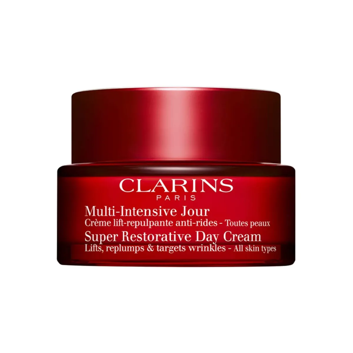 Clarins Soin Anti-Âge|Crème Anti-Âge|- Multi-Intensive Jour - Crème lift-repulpante anti-rides Toutes Peaux 50 ml