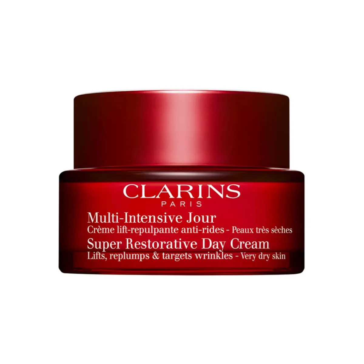 Clarins Soin Anti-Âge|Crème Anti-Âge|- Multi-Intensive Jour - Crème lift-repulpante anti-rides Peaux Très Sèches 50 ml