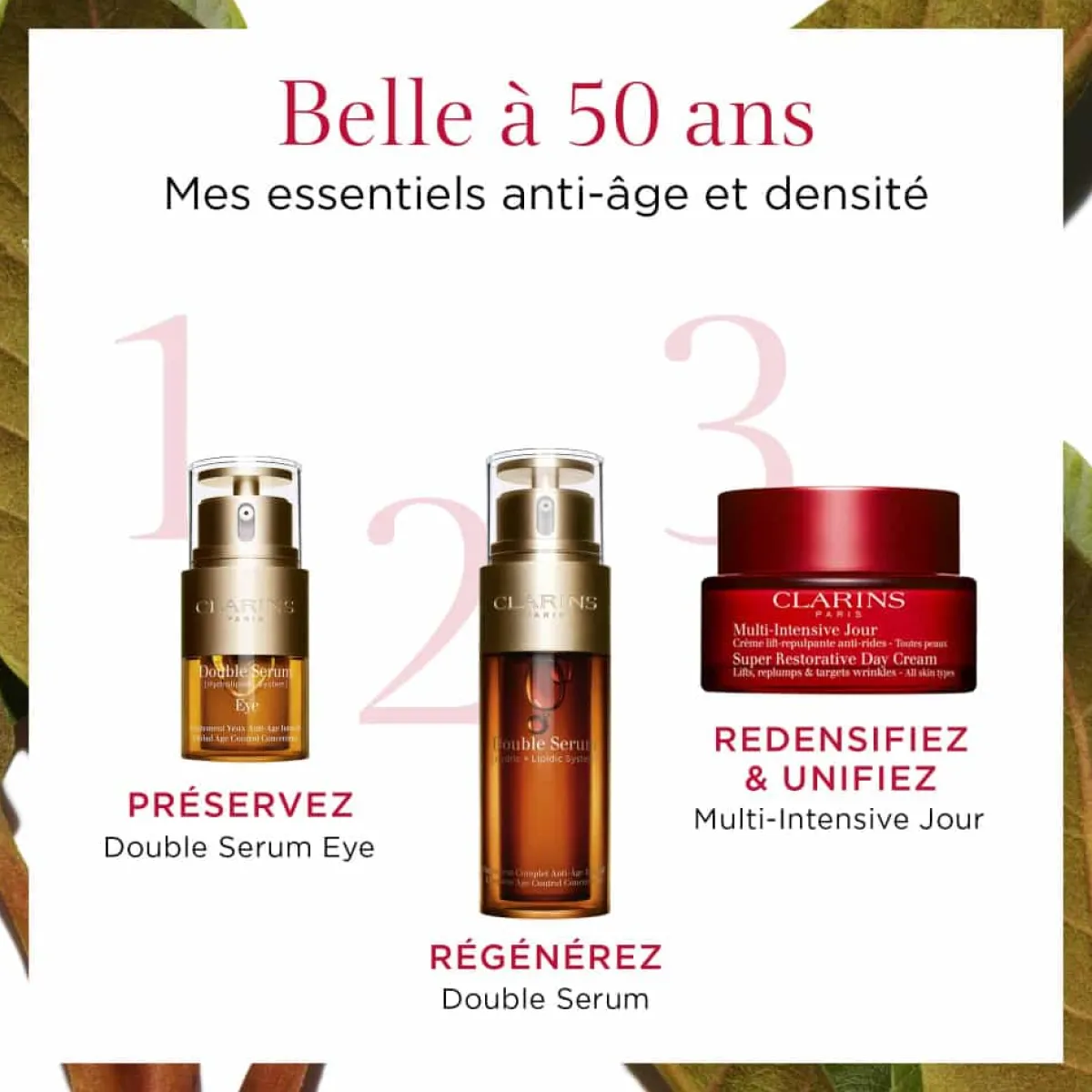 Clarins Soin Anti-Âge|Crème Anti-Âge|- Multi-Intensive Jour - Crème lift-repulpante anti-rides Peaux Très Sèches 50 ml