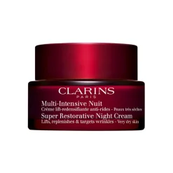 Clarins Crème Anti-Âge|Crèmes De Nuit|- Multi-Intensive Nuit - Crème lift-redensifiante anti-rides Peaux Très Sèches 50 ml