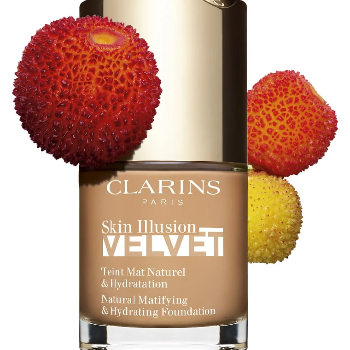 Clarins Fond De Teint|- Skin Illusion Velvet - Fond de Teint Mat Naturel & Hydratation