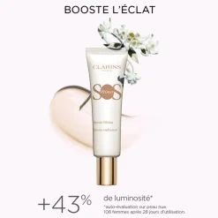 Clarins Base De Teint|Soin Éclat|- SOS Primer - BASE DE TEINT