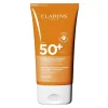 Clarins Crème Solaire Corps|Protection Solaire|- SUNCARE Crème Solaire Jeunesse Très Haute Protection SPF 50+ Protection solaire Corps UVA/UVB 50+ 150 ml
