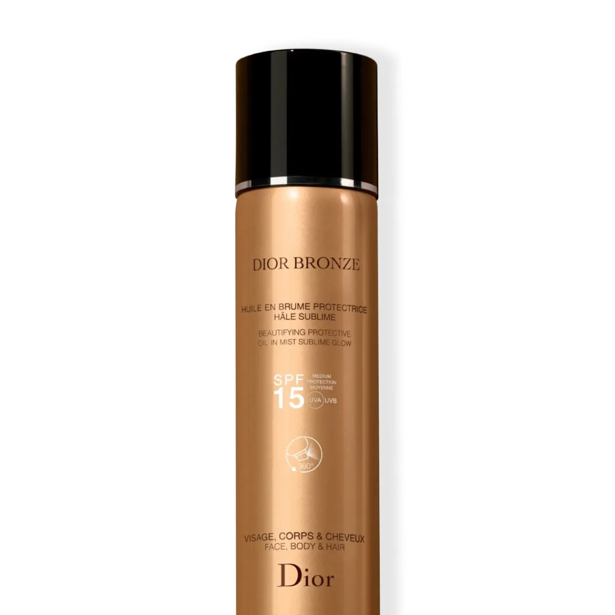 Dior Huile Bronzante|Protection Solaire|- Bronze - Huile en Brume SPF15 - 100 ml
