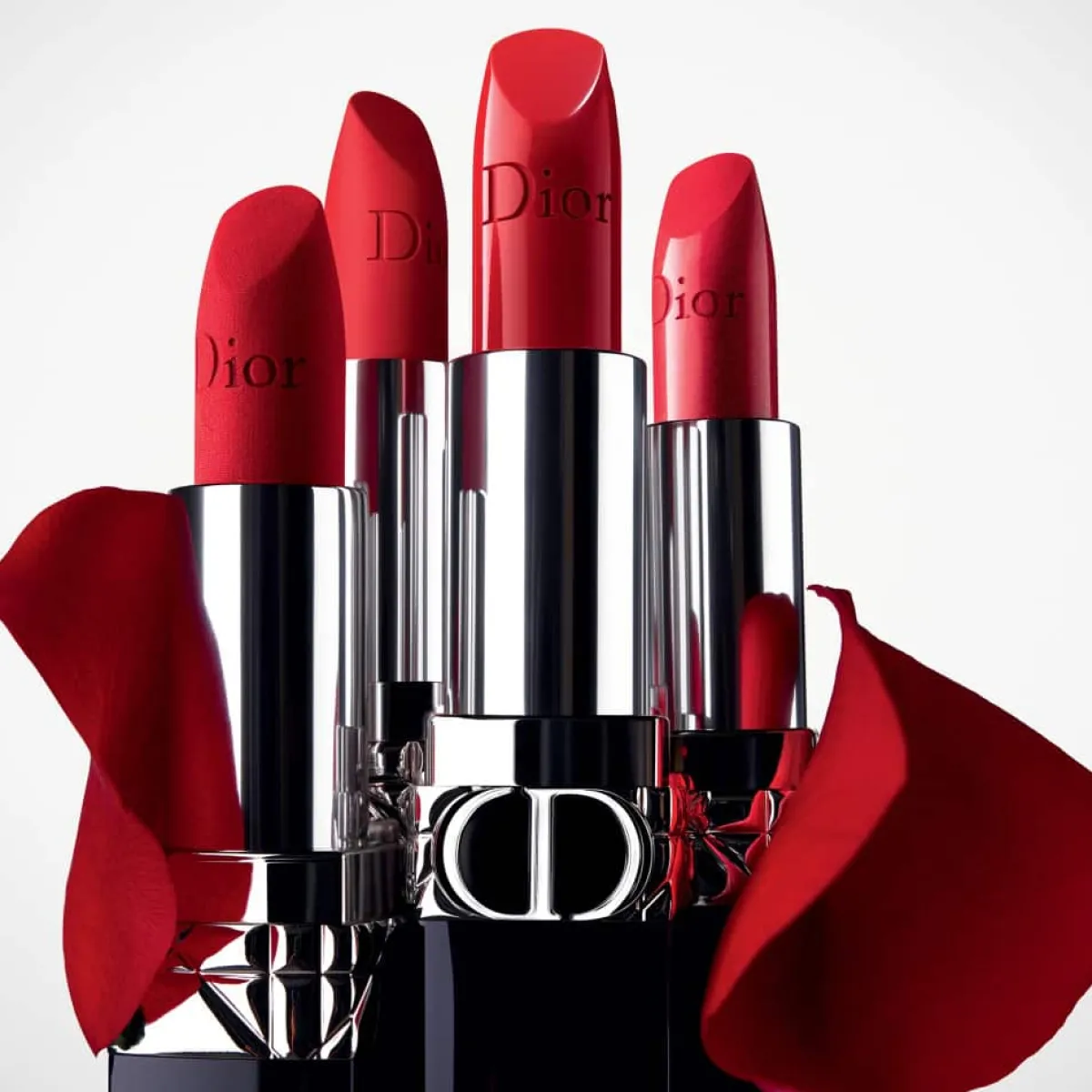 Dior Rouge À Lèvres|Recharges De Maquillage|- Rouge La recharge - Recharge de rouge à lèvres aux 4 finis couture: satin, mat, métallique & velours