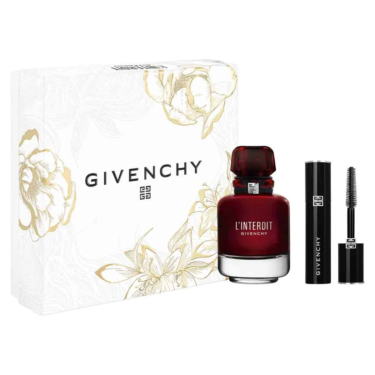 Givenchy Pour Elle|Coffrets Femme|- L'Interdit - Coffret Eau de Parfum Rouge
