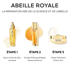 Guerlain Coffrets Soins Du Visage|Soin Anti-Âge|- Abeille Royale - Coffret Crème Jour Honey Treatment 50 ml et 2 soins complémentaires