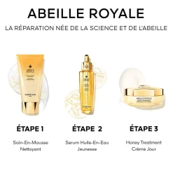Guerlain Coffrets De Soins|- Abeille Royale - Coffret Sérum Huile-En-Eau Jeunesse 50 ml et 2 soins complémentaires
