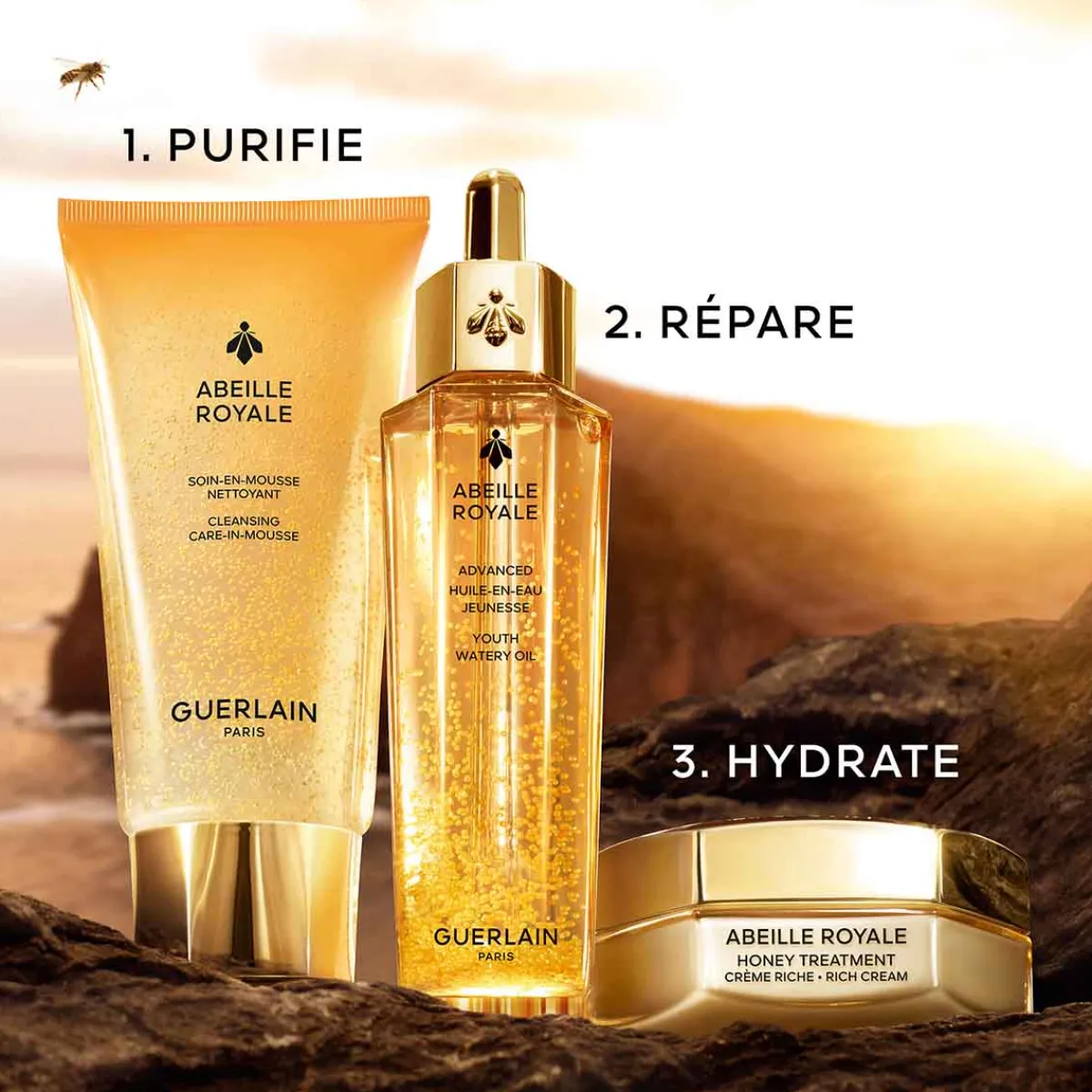 Guerlain Recharges De Soin Visage|- Abeille royale - Honey Treatment Crème Riche - Recharge 50ml