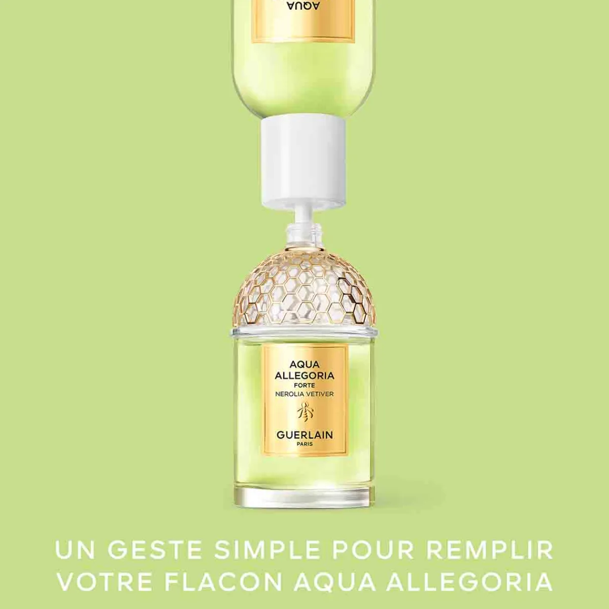 Guerlain Parfum Rechargeable Pour Femme|Eau De Parfum|- Aqua Allegoria Forte Nerolia Vetiver - Eau de Parfum