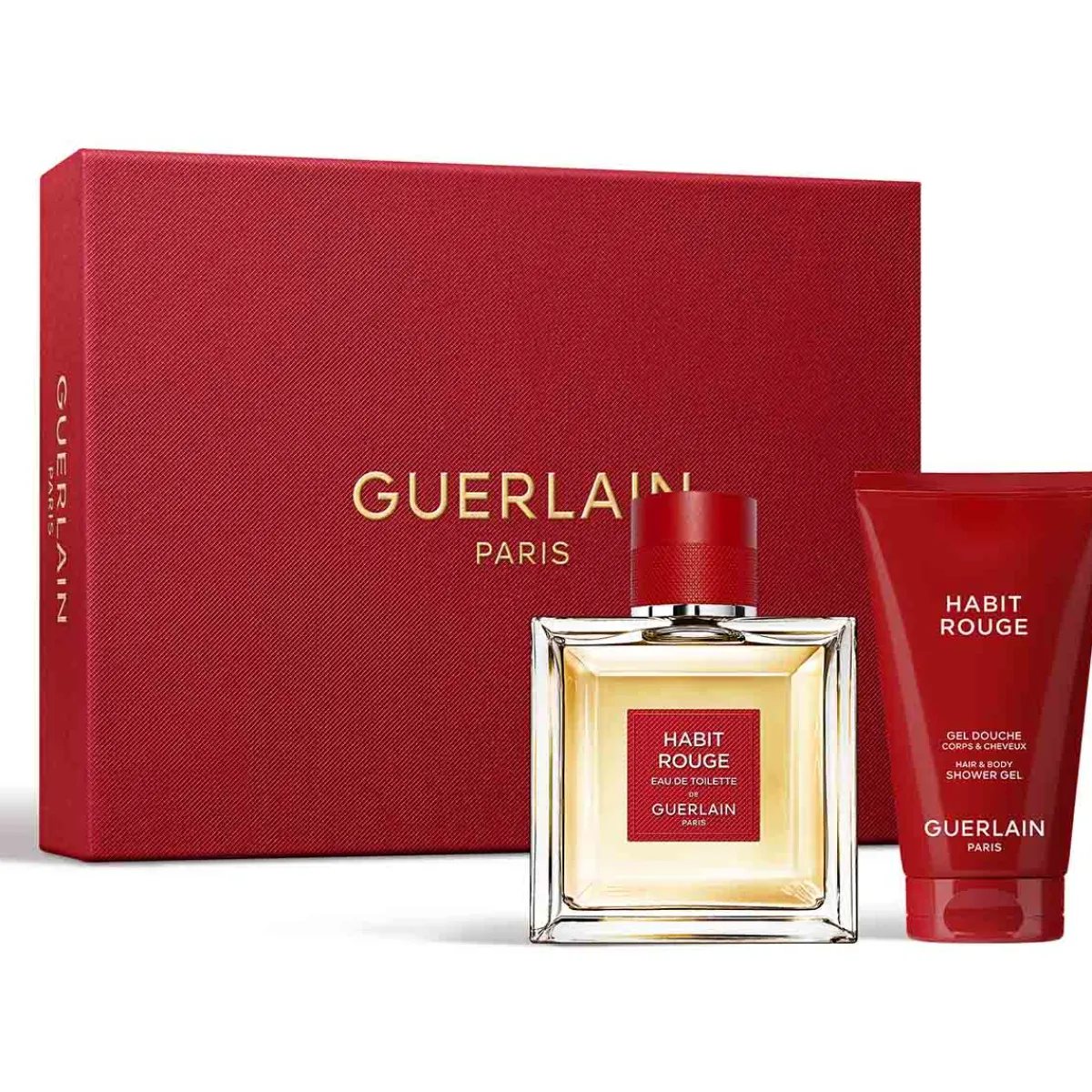 Guerlain Pour Lui|Coffrets Homme|- Habit Rouge - Coffret Eau de Toilette 100 ml