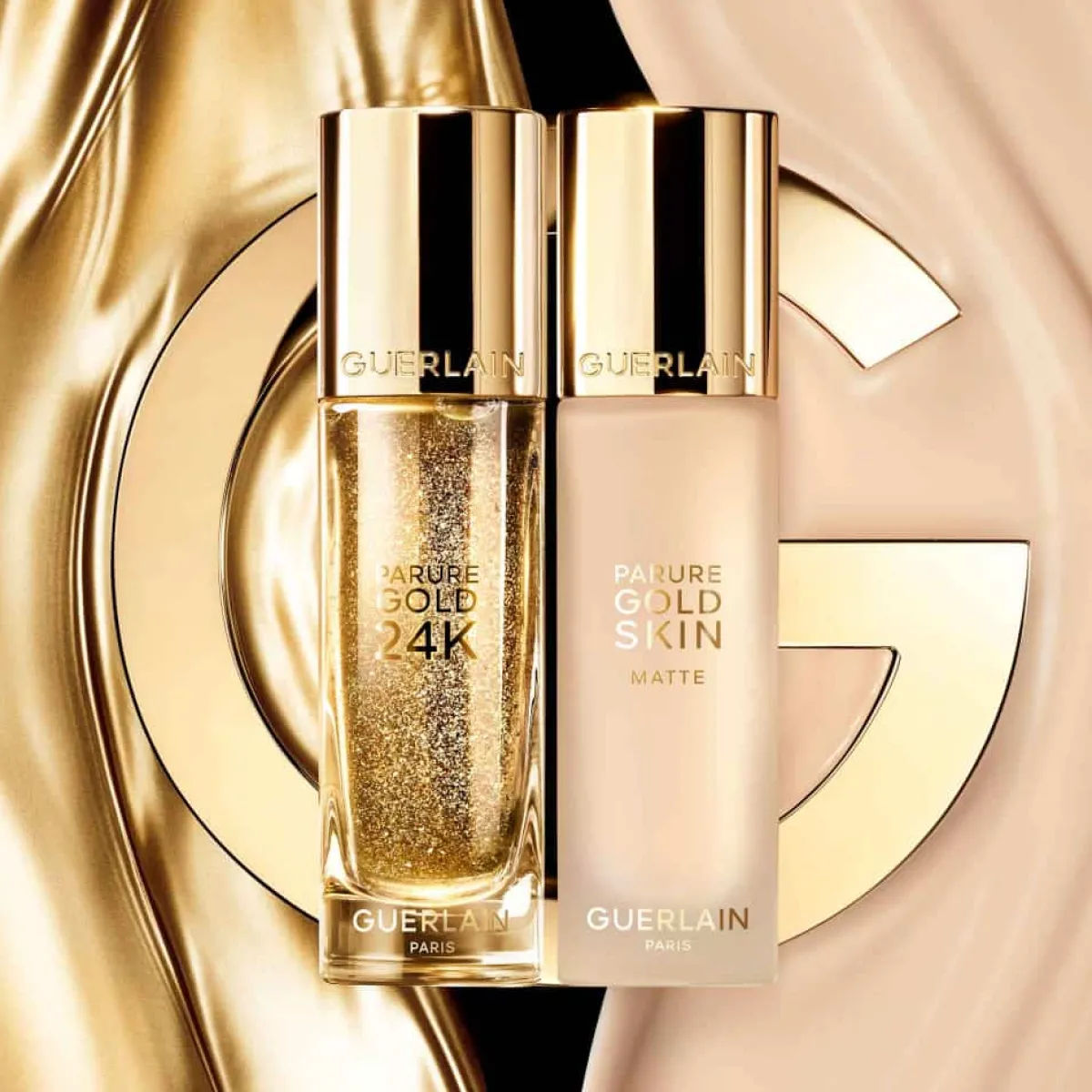 Guerlain Base De Teint|- Parure Gold 24K - Base de Teint Perfectrice Concentré d’Éclat 35 ml