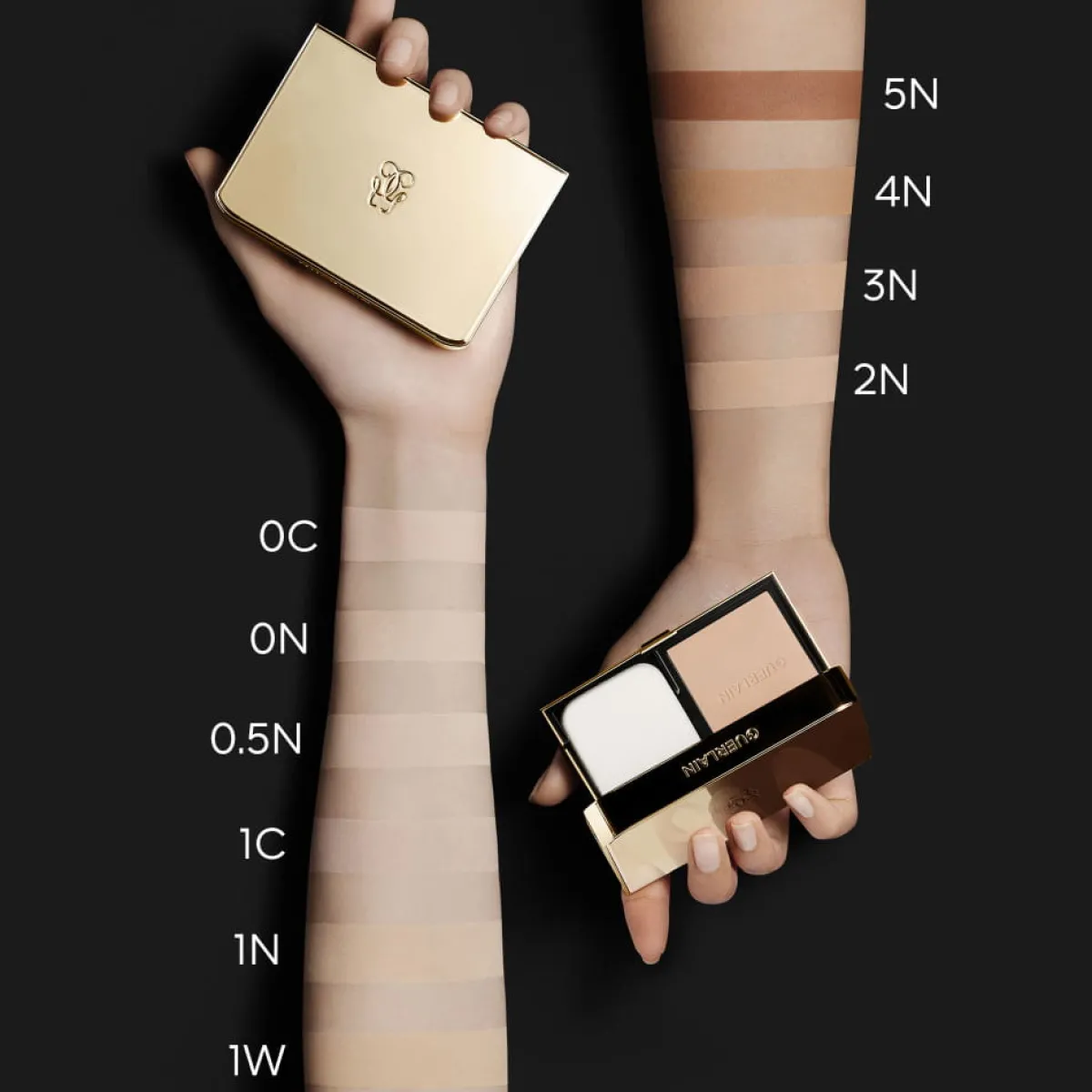 Guerlain Fond De Teint Compact|Fond De Teint|- Parure Gold Skin Control - Fond De Teint Compact Haute Perfection & Matité