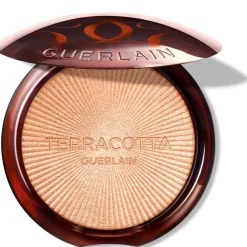 Guerlain Poudre Soleil|Highlighter|- Terracotta Luminizer - La Poudre Enlumineur - 96% d'ingrédients d'origine naturelle Éclat scintillant & doré