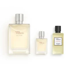 Hermès Pour Lui|- Coffret Terre d' Givrée - Eau de Parfum 100ml + Eau de Parfum 12.5ml + Gel Douche 80ml