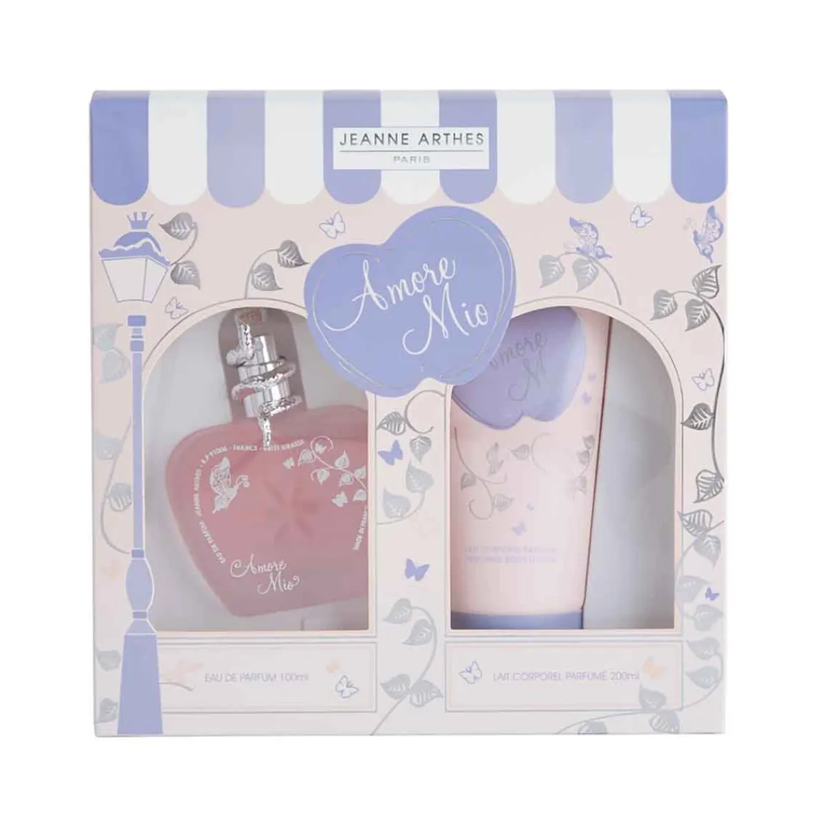 Jeanne Arthes Pour Elle|Eau De Parfum|- AMORE MIO CLASSIQUE EDP 100ML + LAIT CORPS 200ML
