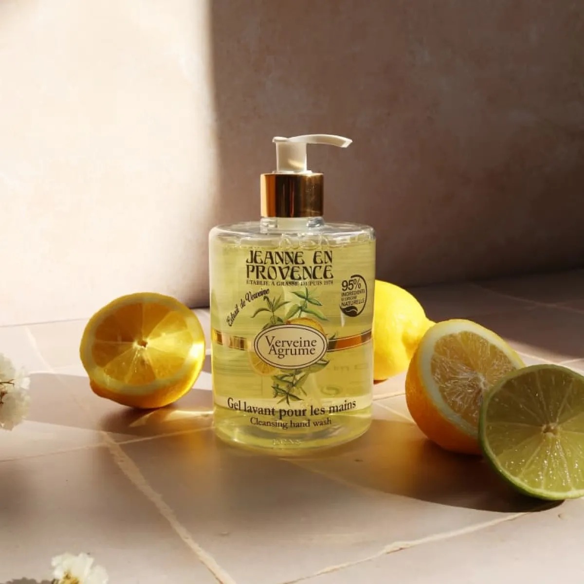 Jeanne en Provence Soin Des Mains|- Gel Lavant Mains Verveine Agrumes 500 ml
