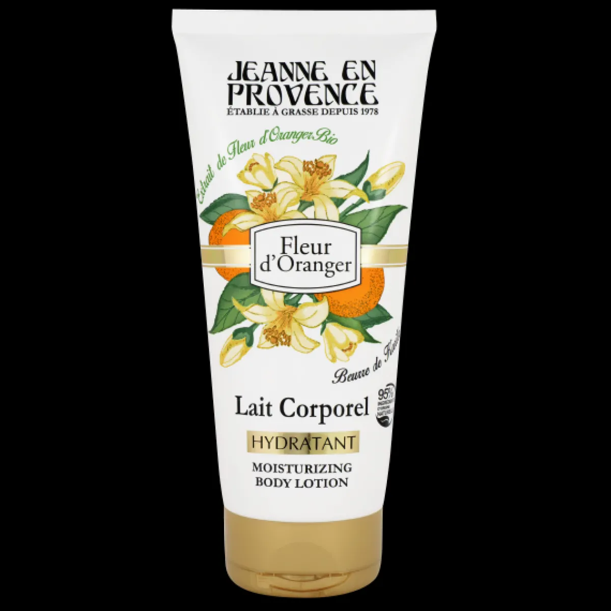 Jeanne en Provence Soin Hydratant|- Lait Corporel Hydratant Fleur d'Oranger - tube 200ml