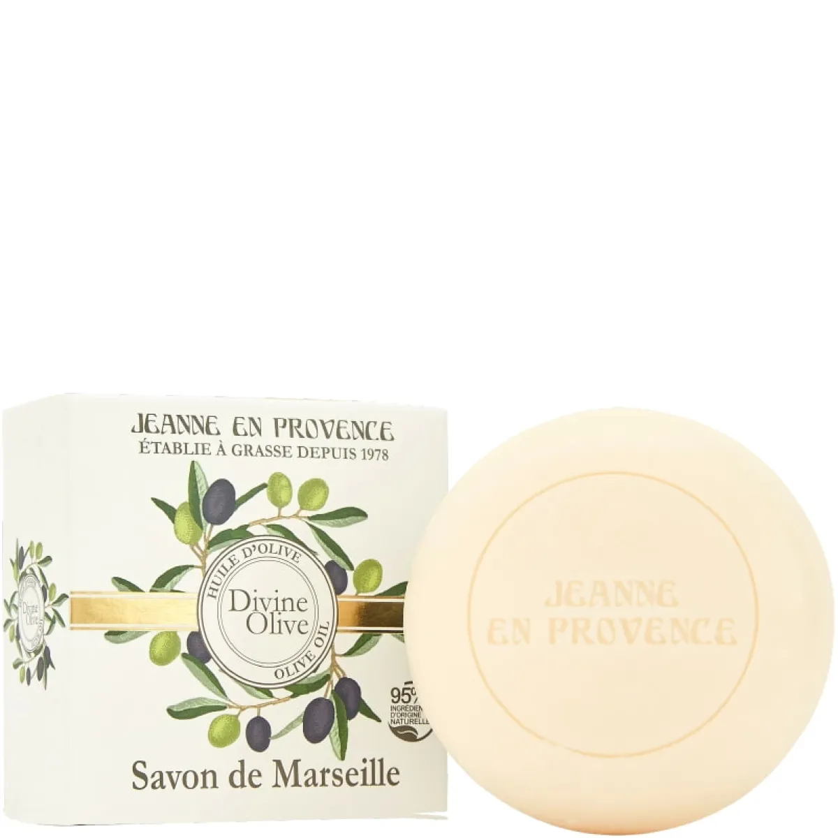 Jeanne en Provence Savon|- Savon Solide Divine Olive 100 g