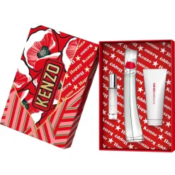 Kenzo Pour Elle|Eau De Parfum|- Coffret FLOWER BY Eau de Parfum 50ml + Vaporisateur de voyage 10ml + Lait corps 75ml