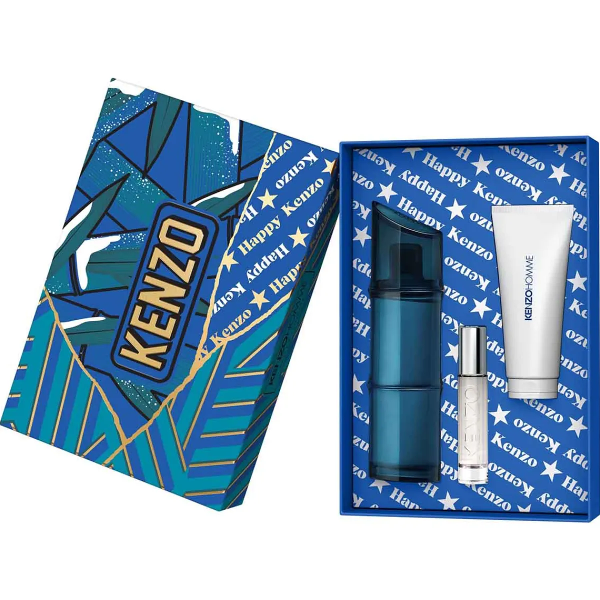 Kenzo Pour Lui|- Coffret HOMME Eau de Toilette 110ml + Vaporisateur de voyage 10ml + Gel douche 75ml