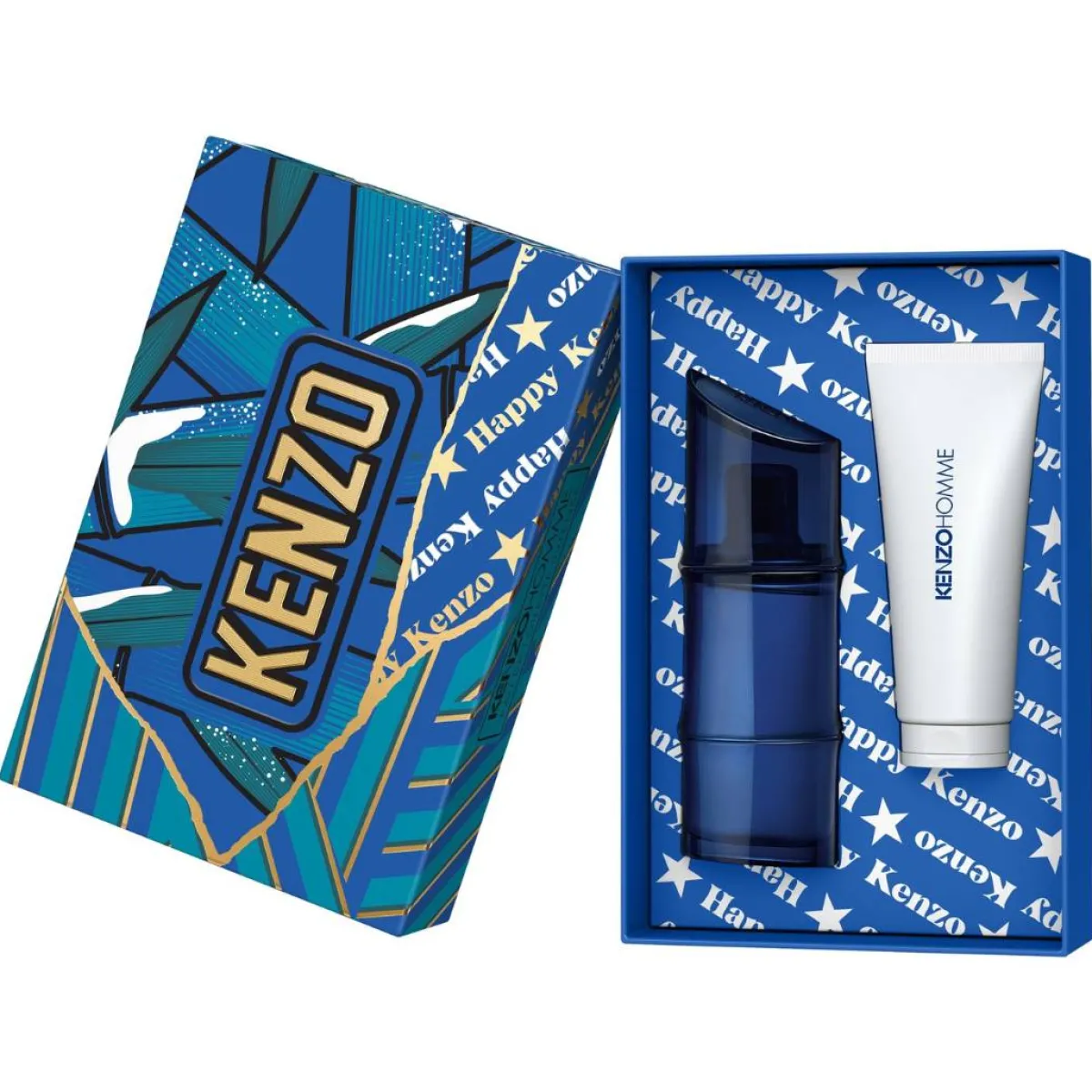 Kenzo Pour Lui|Coffrets Homme|- Coffret HOMME Eau de Toilette Intense 60ml + Gel douche 75ml
