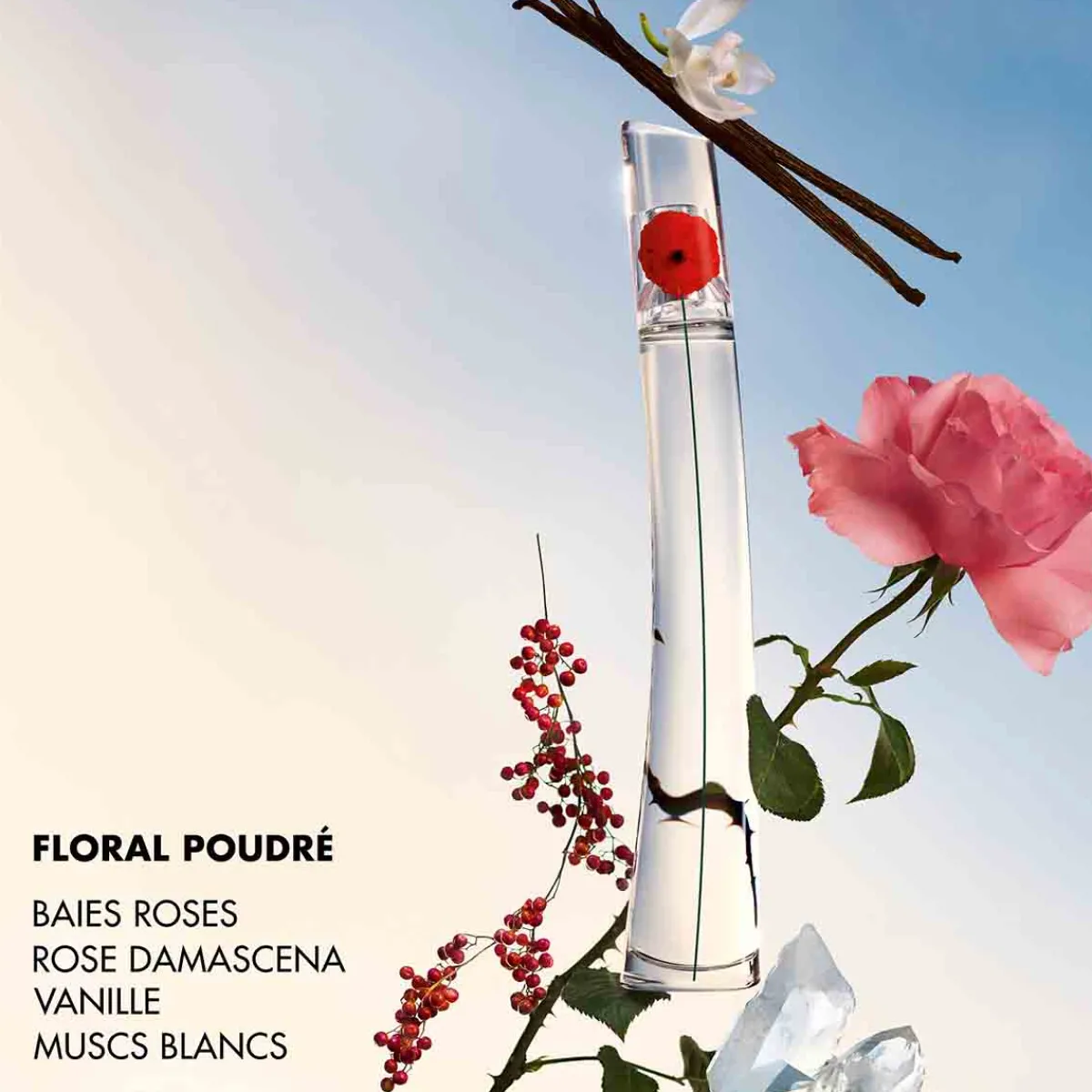 Kenzo Pour Elle|Coffrets Femme|- Flower By - Coffret Eau de Parfum 100ml + Vaporisateur de voyage 10ml + Lait corps 75ml