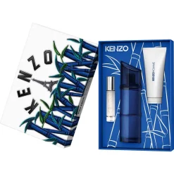 Kenzo Pour Lui|Coffrets Homme|- Homme - Coffret Eau de Toilette Intense 110ml + Vaporisateur de voyage 10ml + Gel douche 75ml