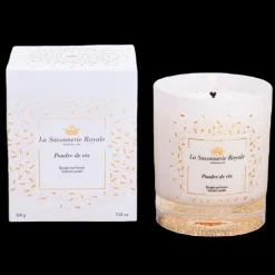 La Savonnerie Royale Bougies Parfumées|- Bougie Poudre de Riz - Collection Royale - 200G
