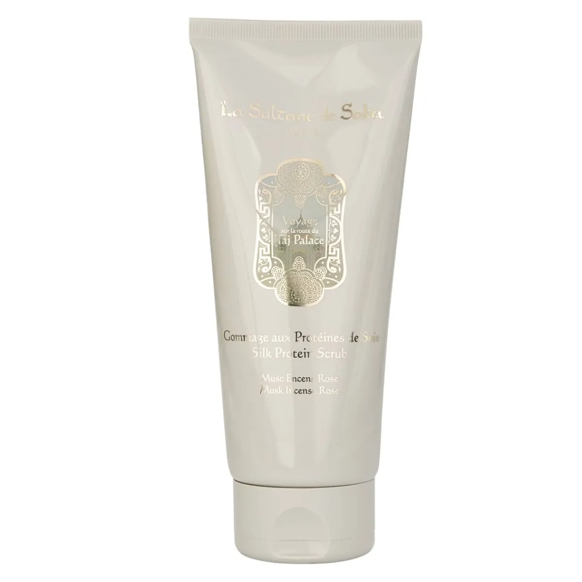 La Sultane de Saba Gommage Corps|Soin Corps Parfumé|- Gommage aux protéines de soie - Voyage sur la route du Taj 200 ml