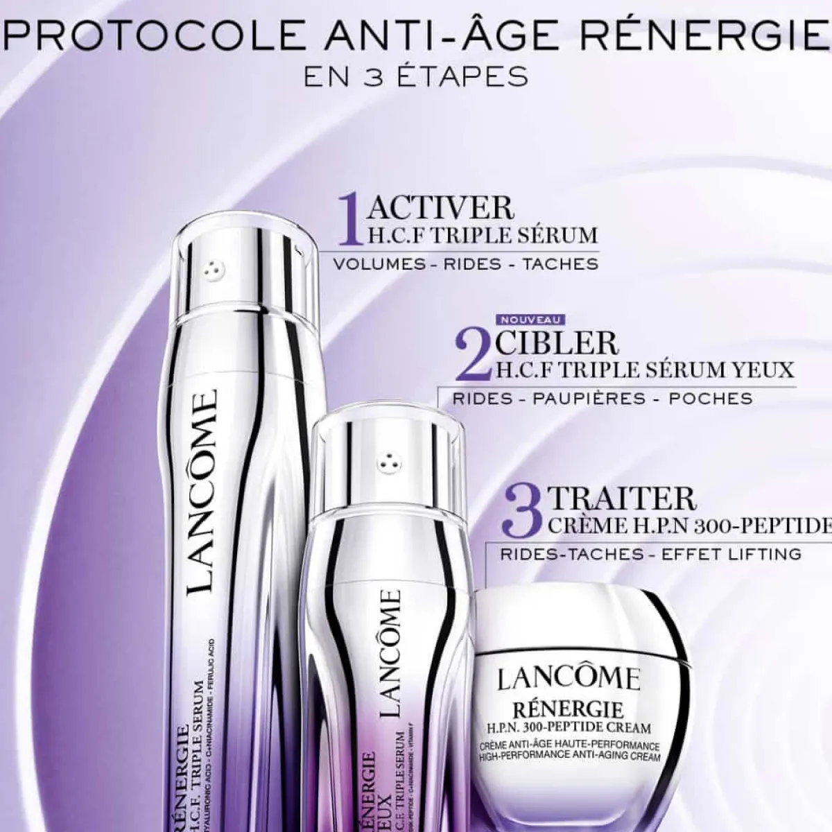Lancôme Soin Anti-Âge|Contour Des Yeux|- Rénergie H.C.F Triple Sérum Yeux Anti-Âge 20 ml