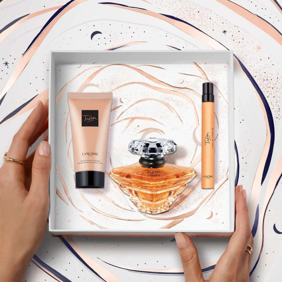 Lancôme Pour Elle|Coffrets Femme|- Coffret Trésor - Eau de Parfum 50 ml + 2 produits