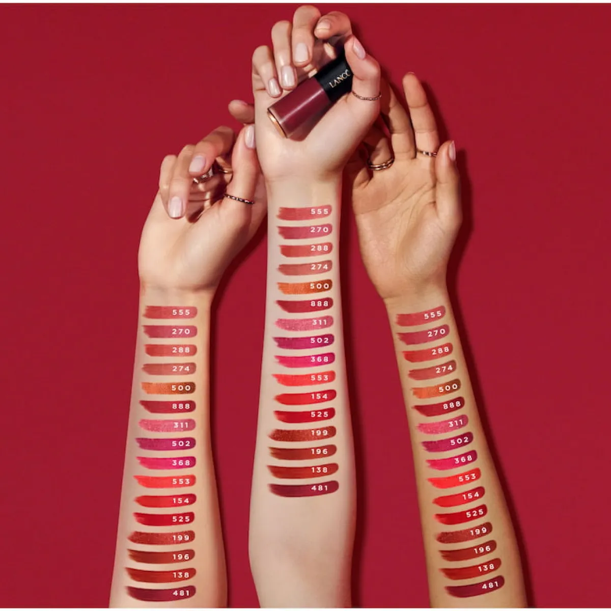 Lancôme Rouge À Lèvres|- L'Absolu Rouge Drama Ink - Encre à Lèvres Semi-Mate Longue Tenue