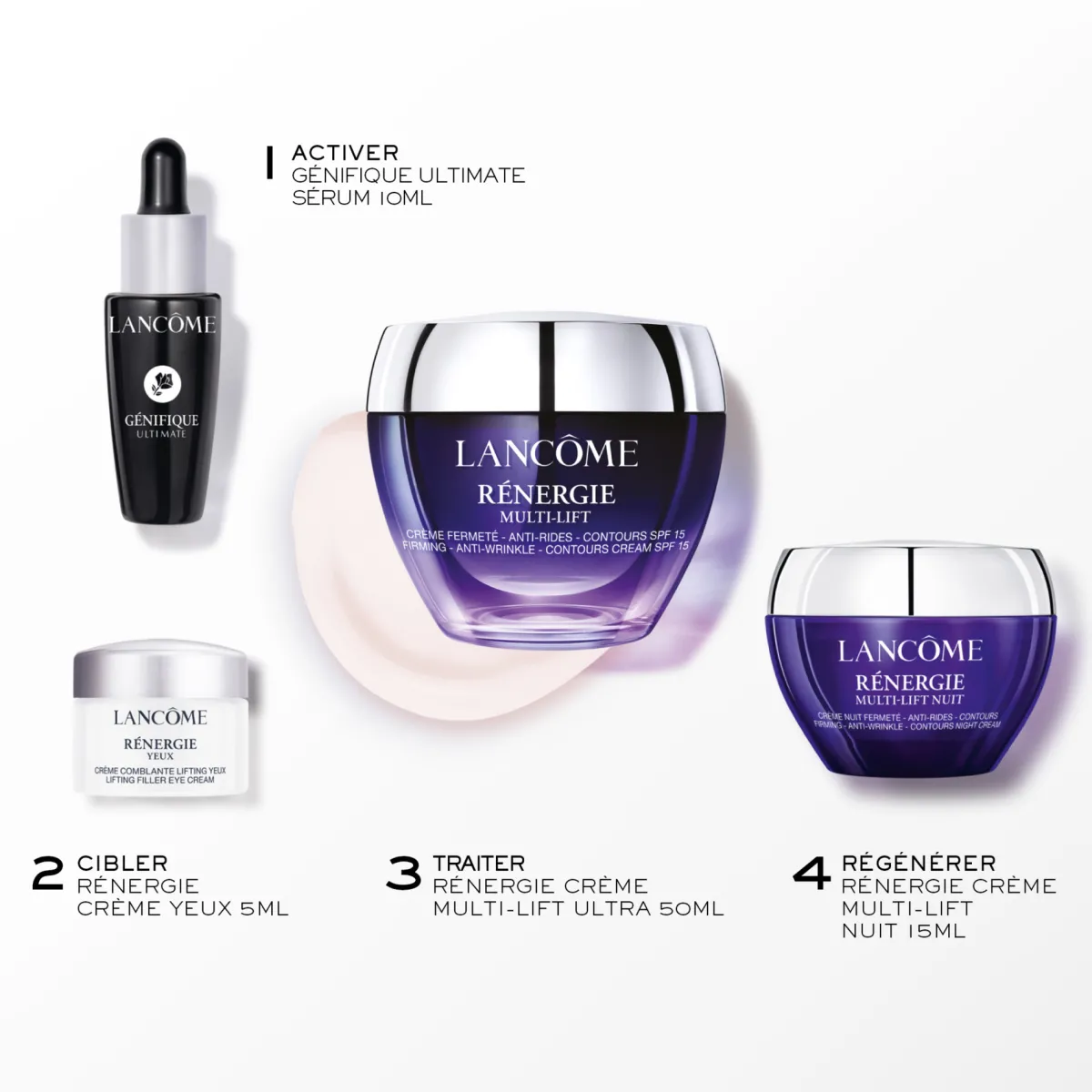 Lancôme Pour Elle|- Rénergie - Coffret crème anti-rides, fermeté et uniformité