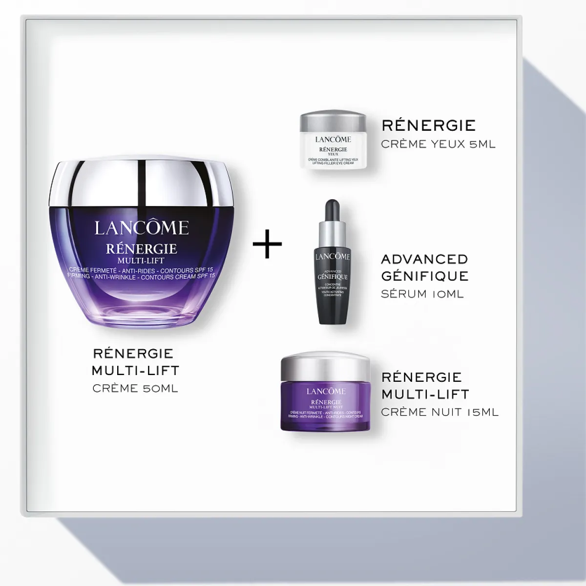 Lancôme Pour Elle|Coffrets Soins Du Visage|LANCOME - Coffret Crème Rénergie Multi-Lift & rituel soin