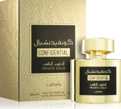 Lattafa Parfums Mixtes|- Confidential Private Gold - Eau de Parfum Mixte
