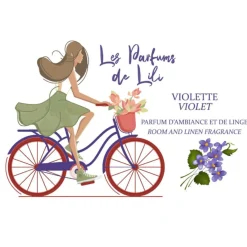 Les Parfums de Lili Parfum D’Intérieur|- Parfums D’interieur et Brumes de Linge Violette 250 ml