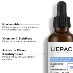 Lierac Soin Anti-Tâches|Sérum Visage|- Protocole - Anti-Taches Le Sérum 30ml